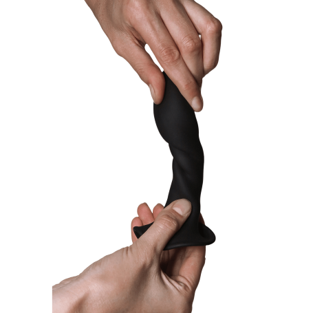 DILDO CON VENTOSA HITSENS 5 BLACK