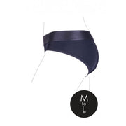 SLIP CON VIBRAZIONE VIBRATING STRAP-ON HIGH-CUT BRIEF BLACK