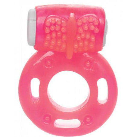 ANELLO FALLICO VIBRANTE VIBRATING RING ROSA