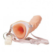 VIBRATORE VAGINALE REALISTICO DILDO FALLO VIBRANTE VAGINALE ANALE GUAINA FALLICA PROLUNGA PENE